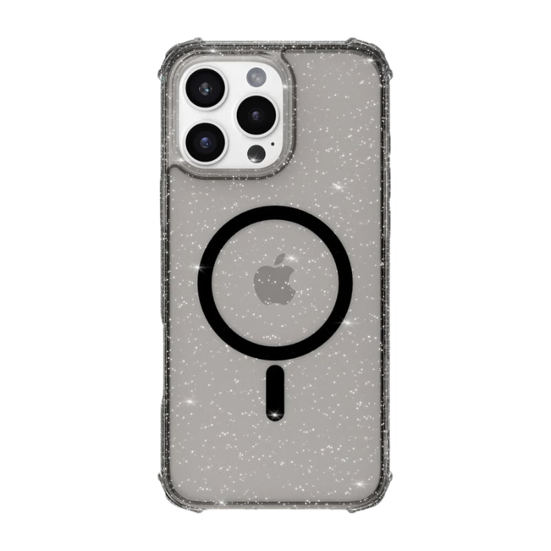 X-One Dropguard Pro Impact Protection Case for iPhone 16 Plus - Glitter Black