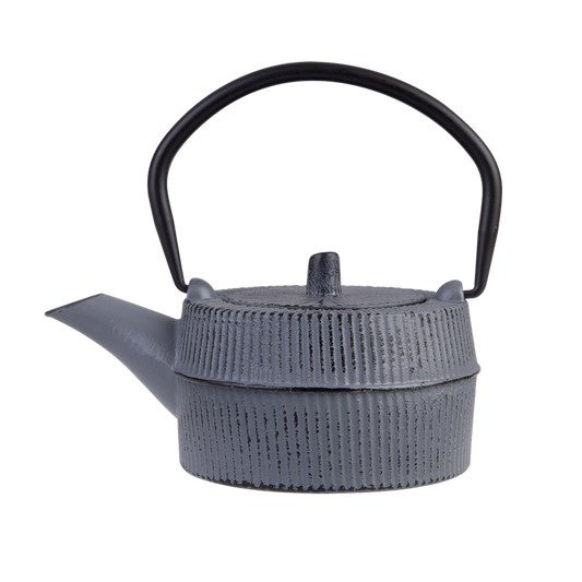 Teaology Cast Iron Teapot 350ml - Thatch Grey Black