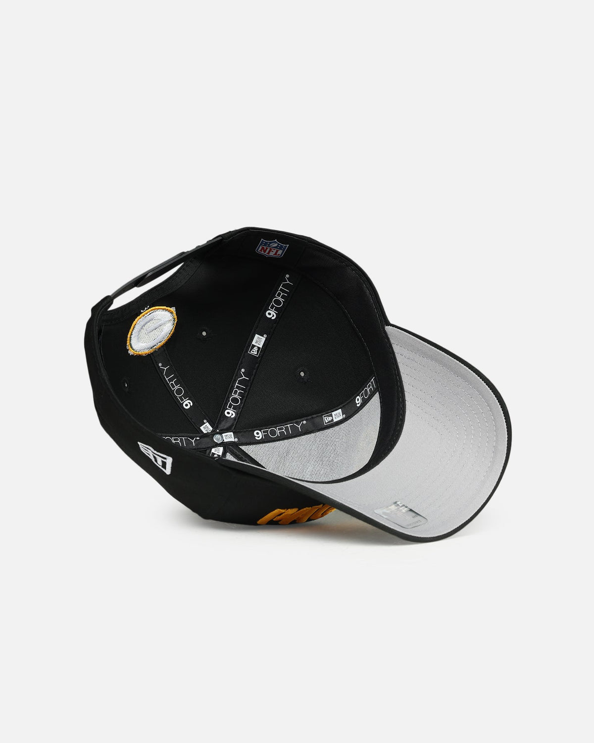 New Era Green Bay Packers 'Upside Down Logo' 9FORTY A-Frame Snapback Black - image 6