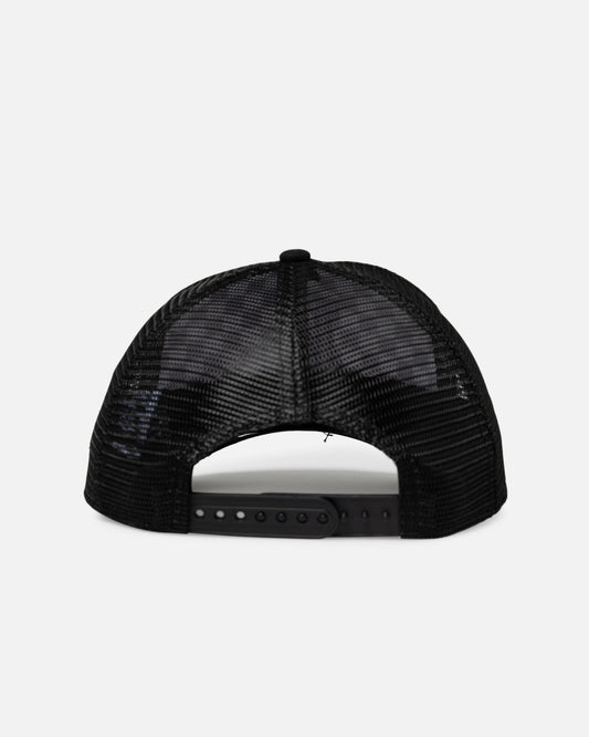 New Era Los Angeles Dodgers 'Checker Trucker' 9FORTY A-Frame Trucker Snapback White