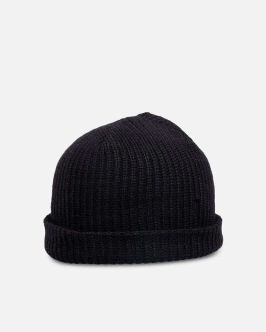 S Double Red Cube Low Beanie Black
