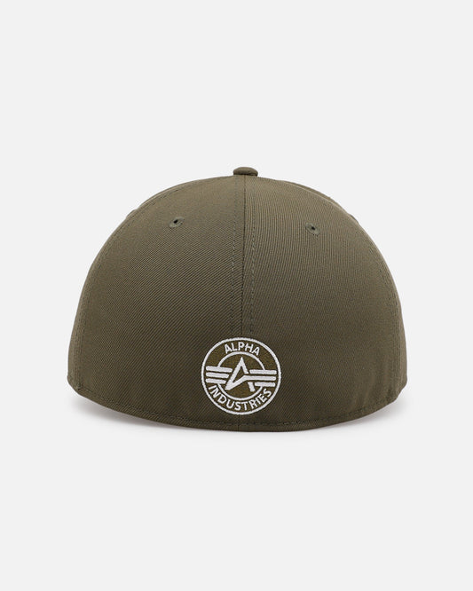 Alpha Industries X New Era Cage Code 59FIFTY Fitted Olive - image 2
