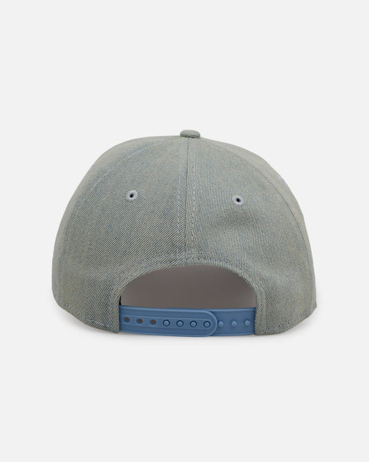 New Era Los Angeles Angels 'Denim' 9FORTY A-Frame Snapback Light Wash Denim