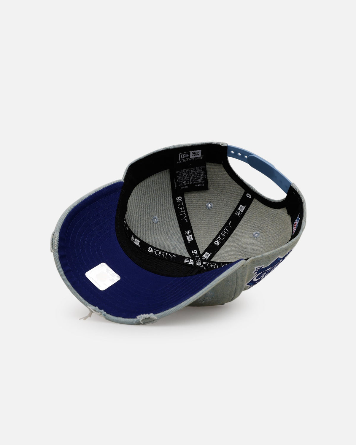New Era Detroit Lions 'Denim' 9FORTY A-Frame Snapback Light Wash Denim - image 6