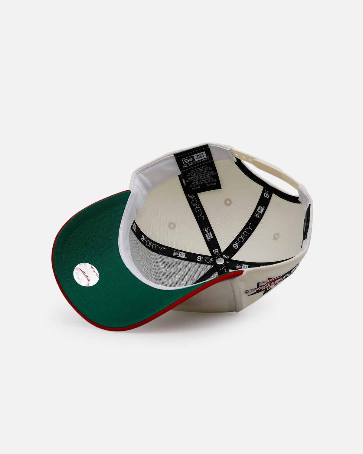 New Era Atlanta Braves 'Strawberry' 9FORTY A-Frame Snapback Chrome/Red