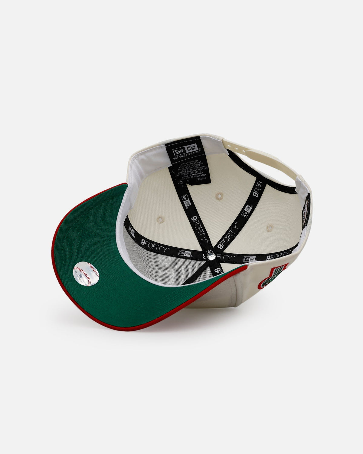 New Era Los Angeles Dodgers 'Strawberry' 9FORTY A-Frame Snapback Chrome/Red