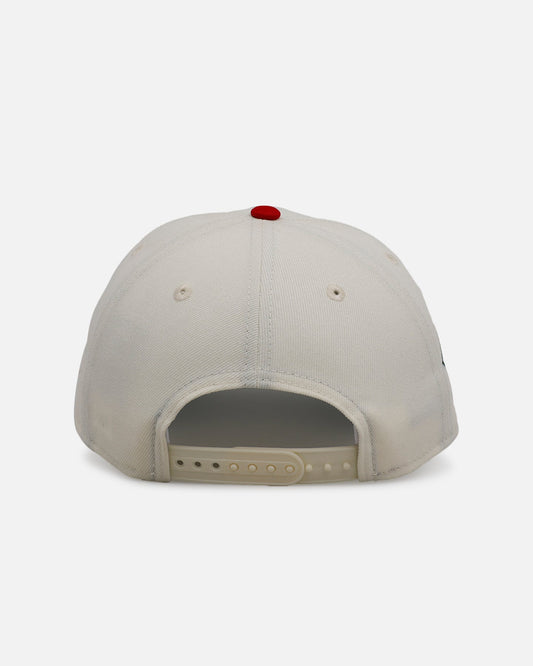 New Era Texas Rangers 'Strawberry' 9FORTY A-Frame Snapback Chrome/Red