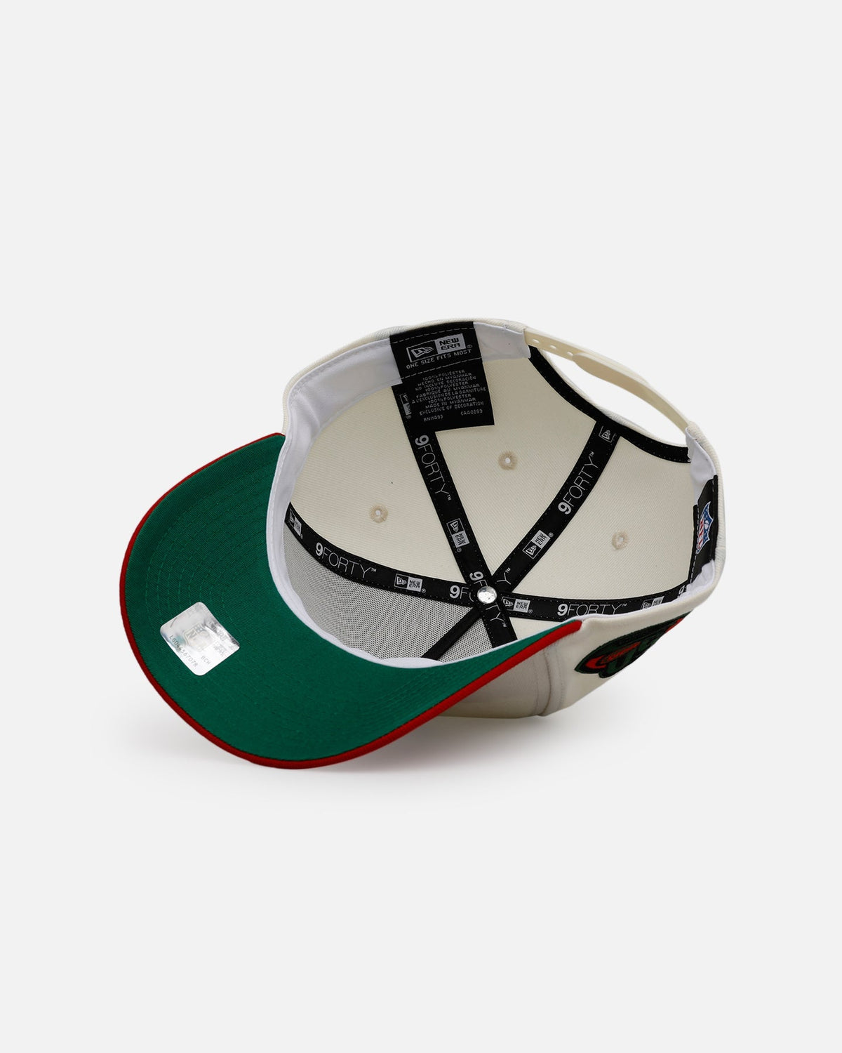 New Era Kansas City Chiefs 'Strawberry' 9FORTY A-Frame Snapback Chrome/Red - image 6