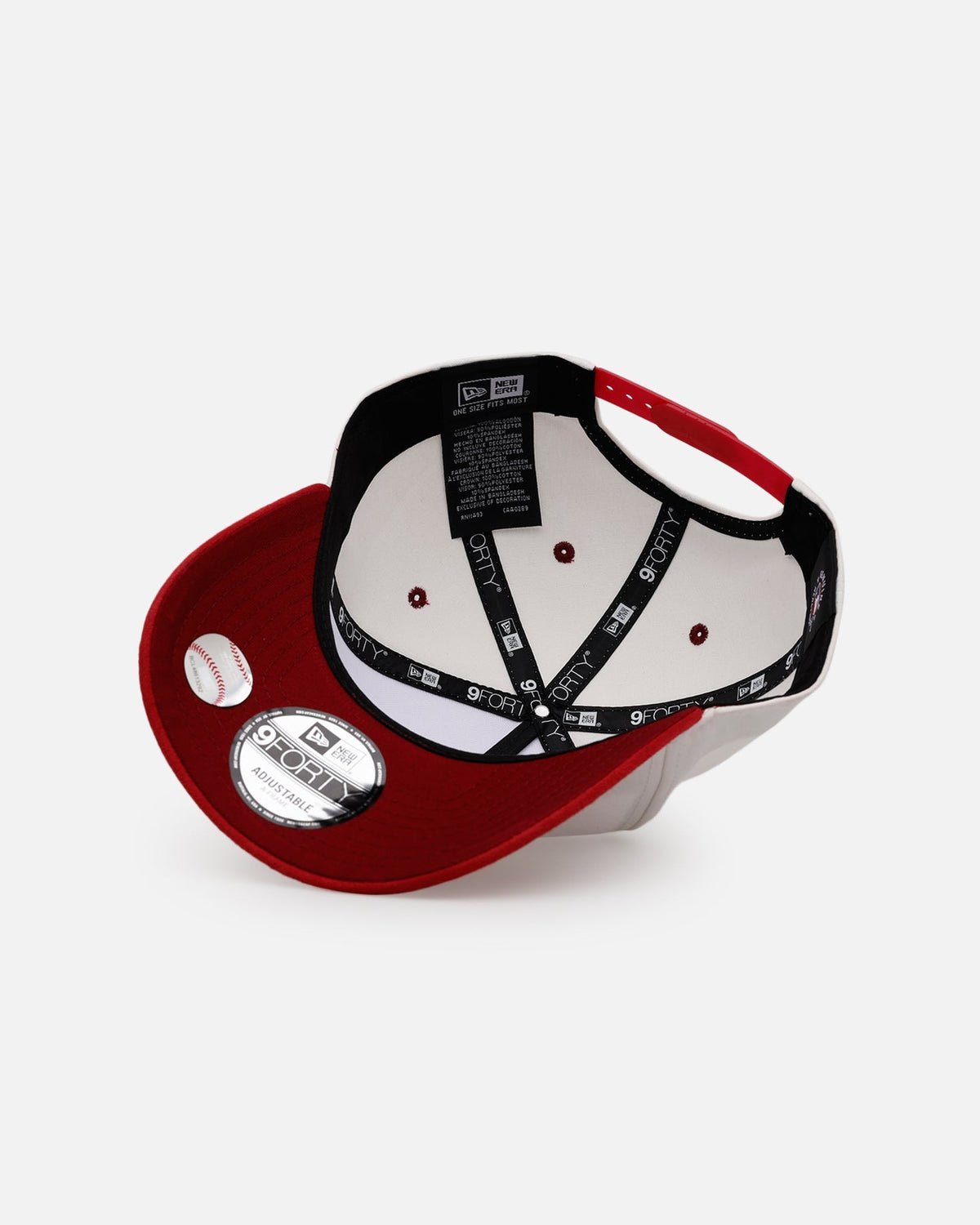 New Era Los Angeles Dodgers 'Cardinal Suede' 9FORTY A-Frame Snapback Cardinal