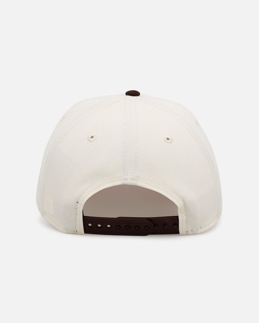 New Era Detroit Tigers 'Pink Satin Pink Hearts Walnut' 9FORTY A-Frame Snapback Chrome/Walnut - image 2