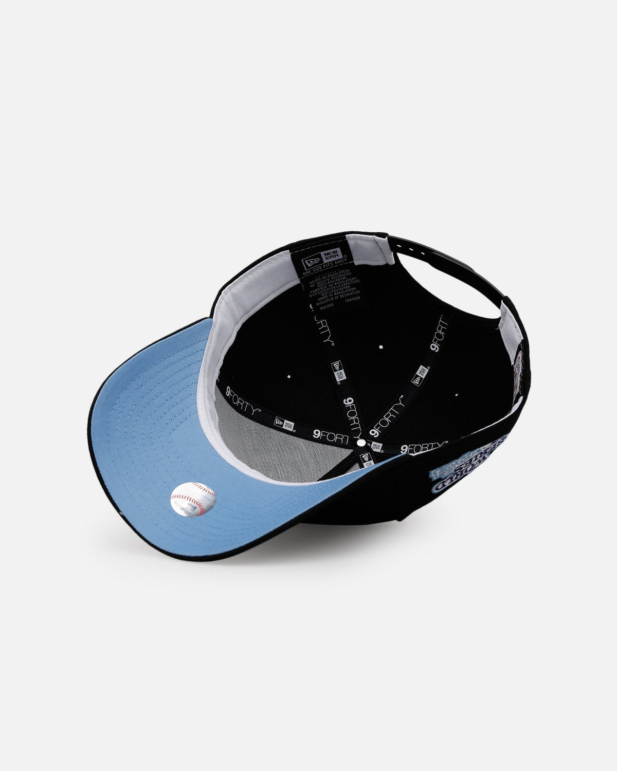 New Era Detroit Tigers 'Black And Sky Blue' 9FORTY A-Frame Snapback Black/Sky Blue - image 6