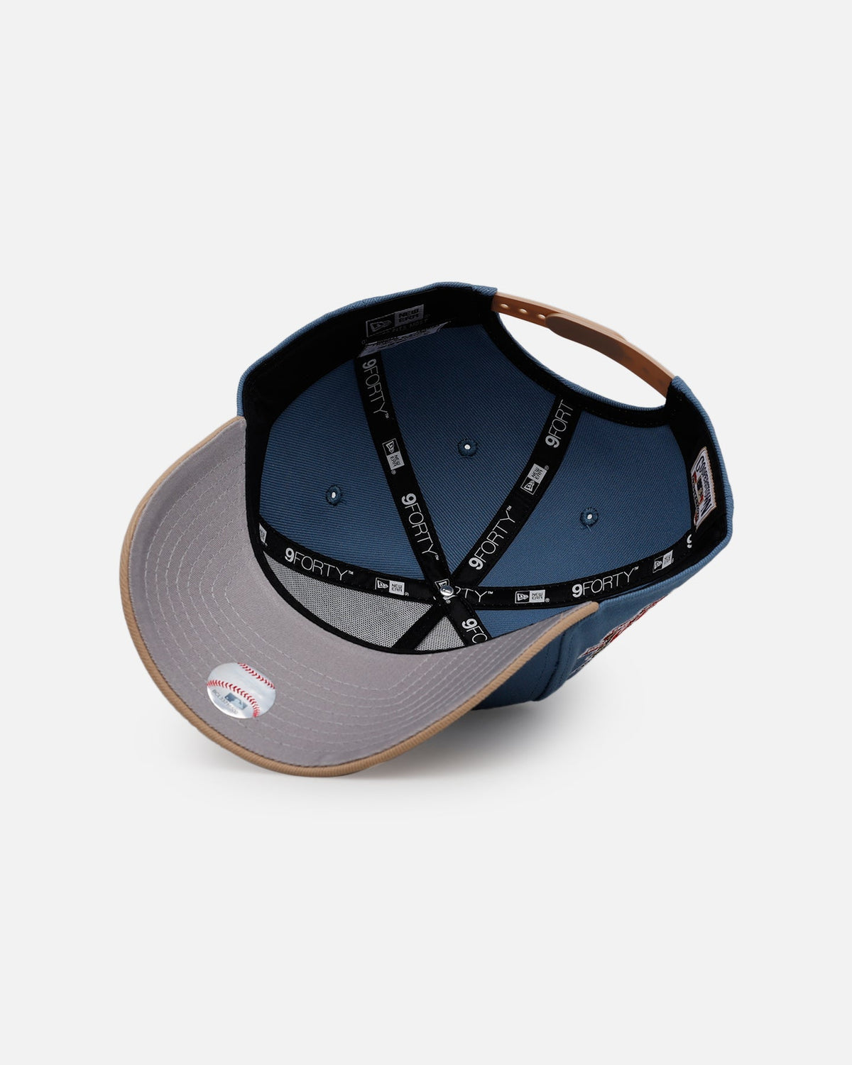 New Era Cincinnati Reds 'Easy Breezy' 9FORTY A-Frame Snapback Blue/Tan - image 6