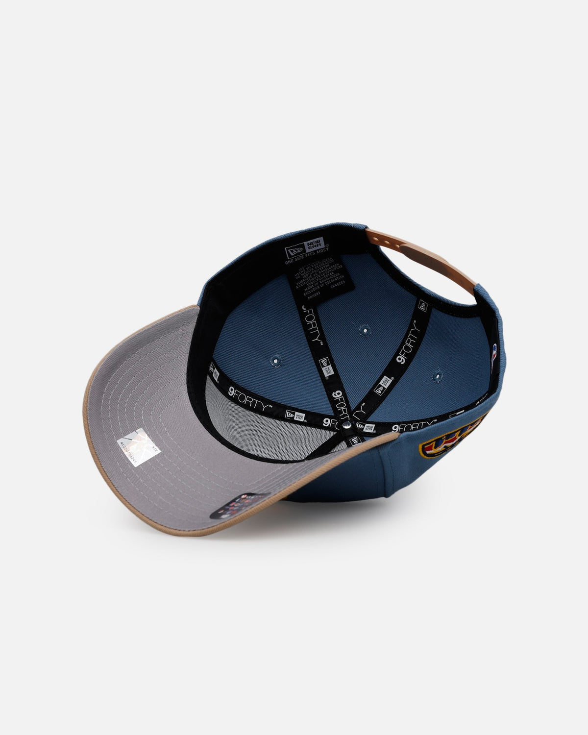 New Era Denver Nuggets 'Easy Breezy' 9FORTY A-Frame Snapback Blue/Tan - image 6