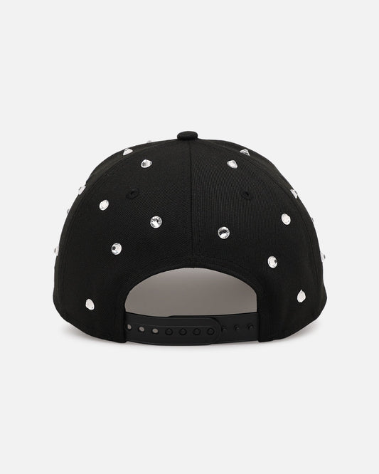 New Era Chicago White Sox 'Black Satin Hearts' 9FORTY A-Frame Snapback Black