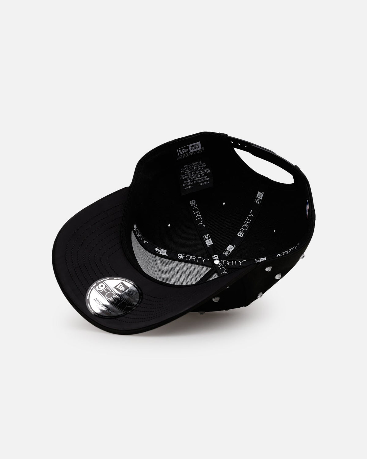New Era Los Angeles Lakers 'Black Satin Hearts' 9FORTY A-Frame Snapback Black - image 6