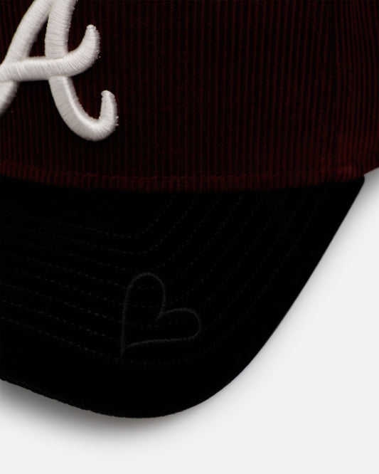 New Era Atlanta Braves 'Certified Lover 2.0' 9FORTY A-Frame Snapback Maroon - image 2