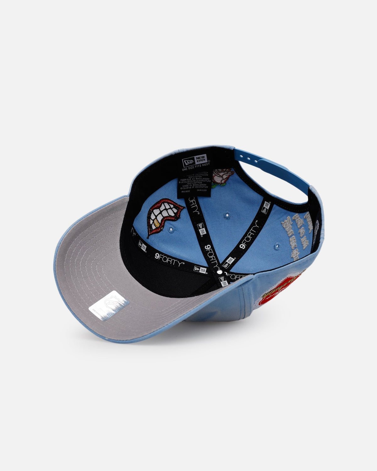 New Era Anaheim Ducks 'Hopeless Romantic' 9FORTY A-Frame Snapback Sky Blue - image 6