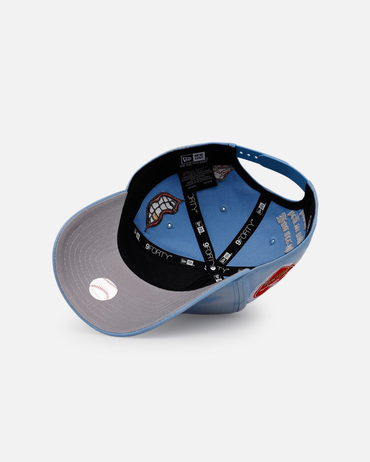 New Era Atlanta Braves 'Hopeless Romantic' 9FORTY A-Frame Snapback Sky Blue - image 6