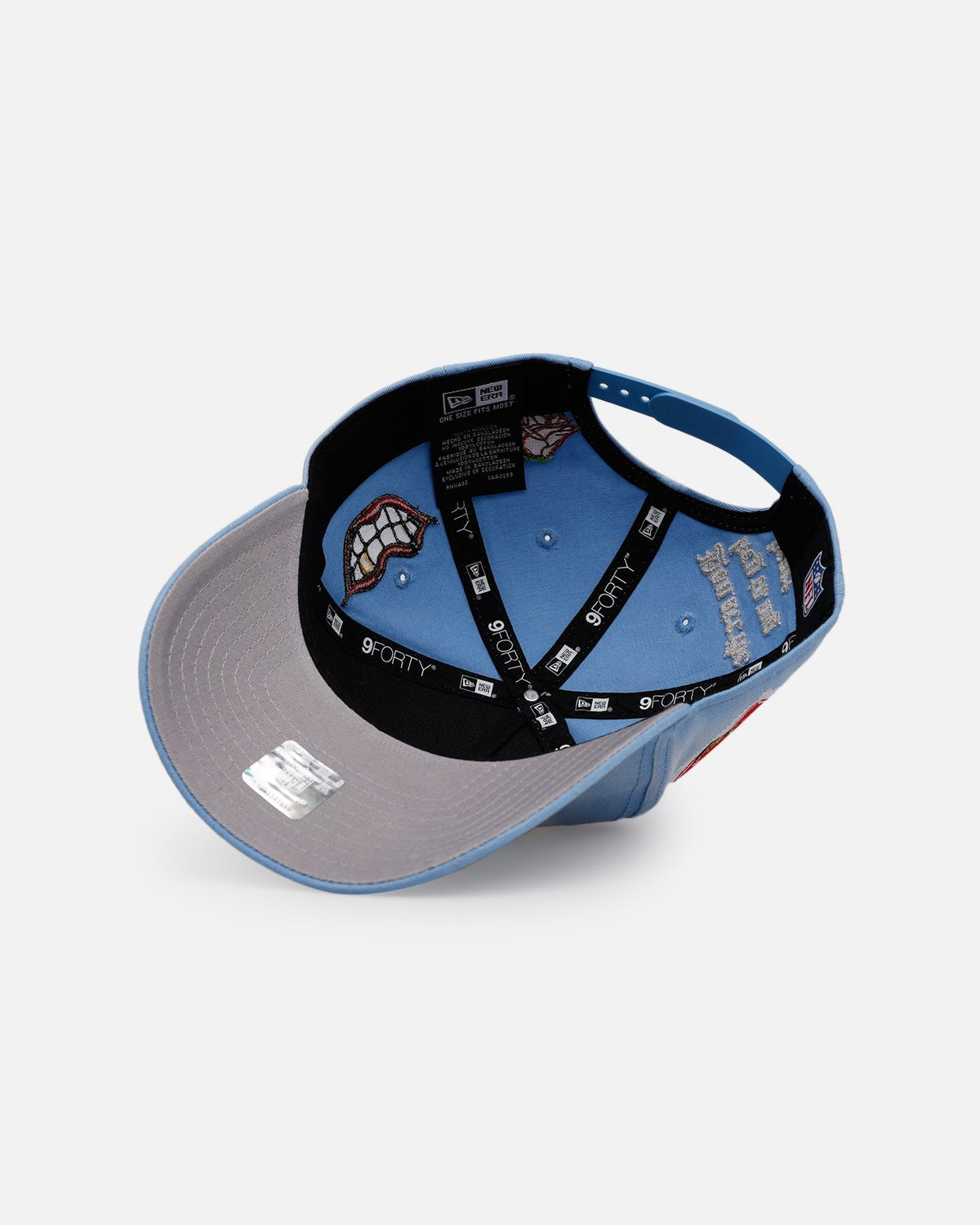 New Era Detroit Lions 'Hopeless Romantic' 9FORTY A-Frame Snapback Sky Blue - image 6