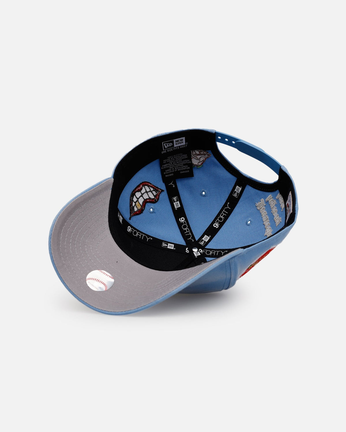 New Era Houston Astros 'Hopeless Romantic' 9FORTY A-Frame Snapback Sky Blue - image 6