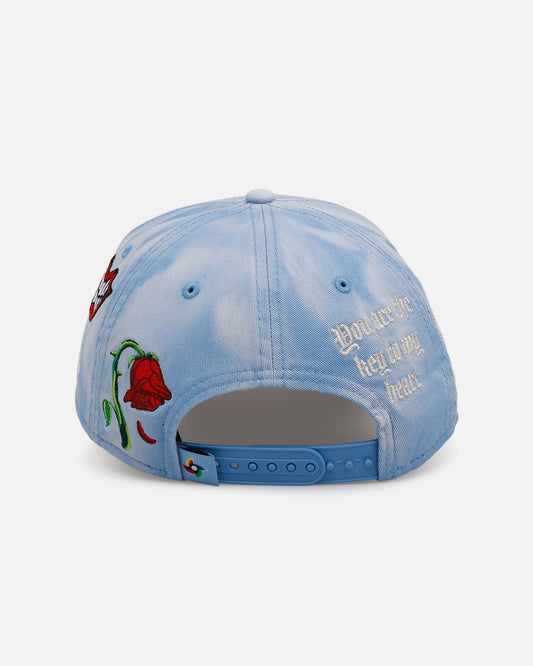 New Era Mexico National Baseball Team 'Hopeless Romantic' 9FORTY A-Frame Snapback Sky Blue - image 2