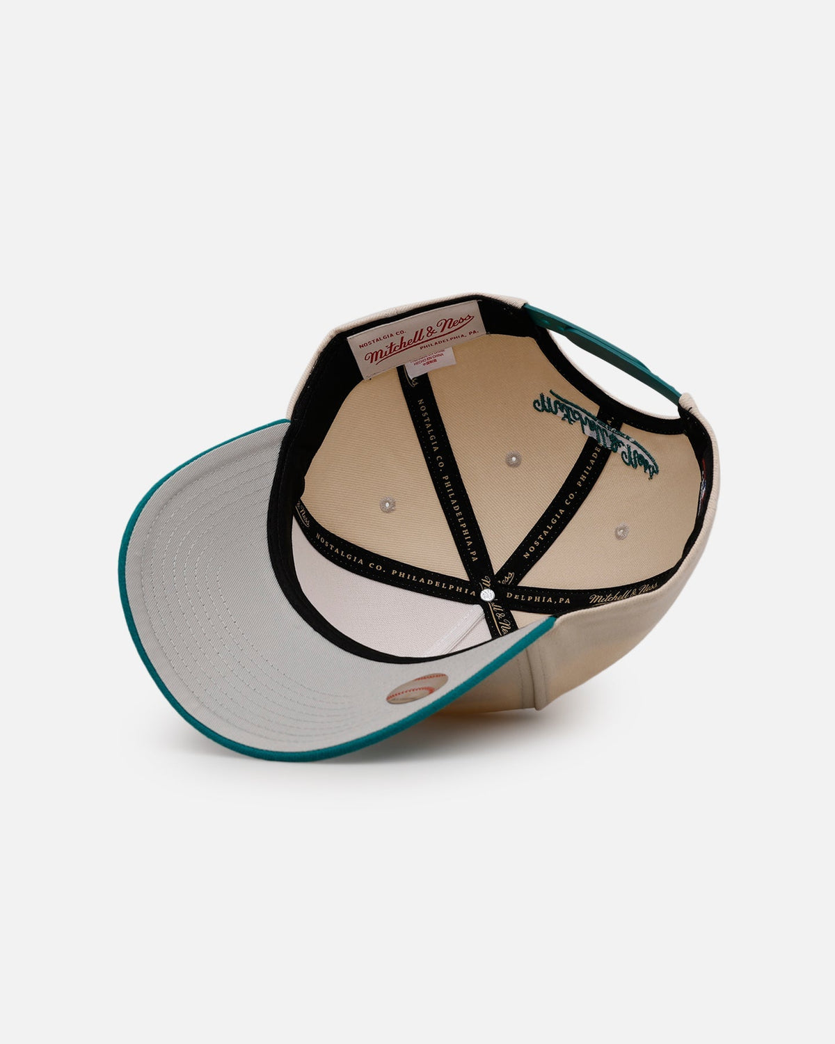 Mitchell & Ness Anaheim Ducks 'Ducks Variety Pack' Pro Pinch Snapback Natural/Green - image 6