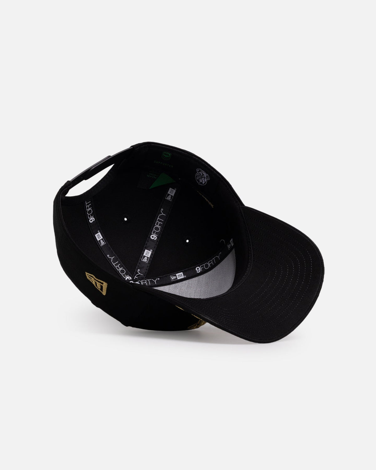 New Era Canterbury-Bankstown Bulldogs 'NRL Vegas Round 2026' 9FORTY A-Frame Snapback Black/Gold