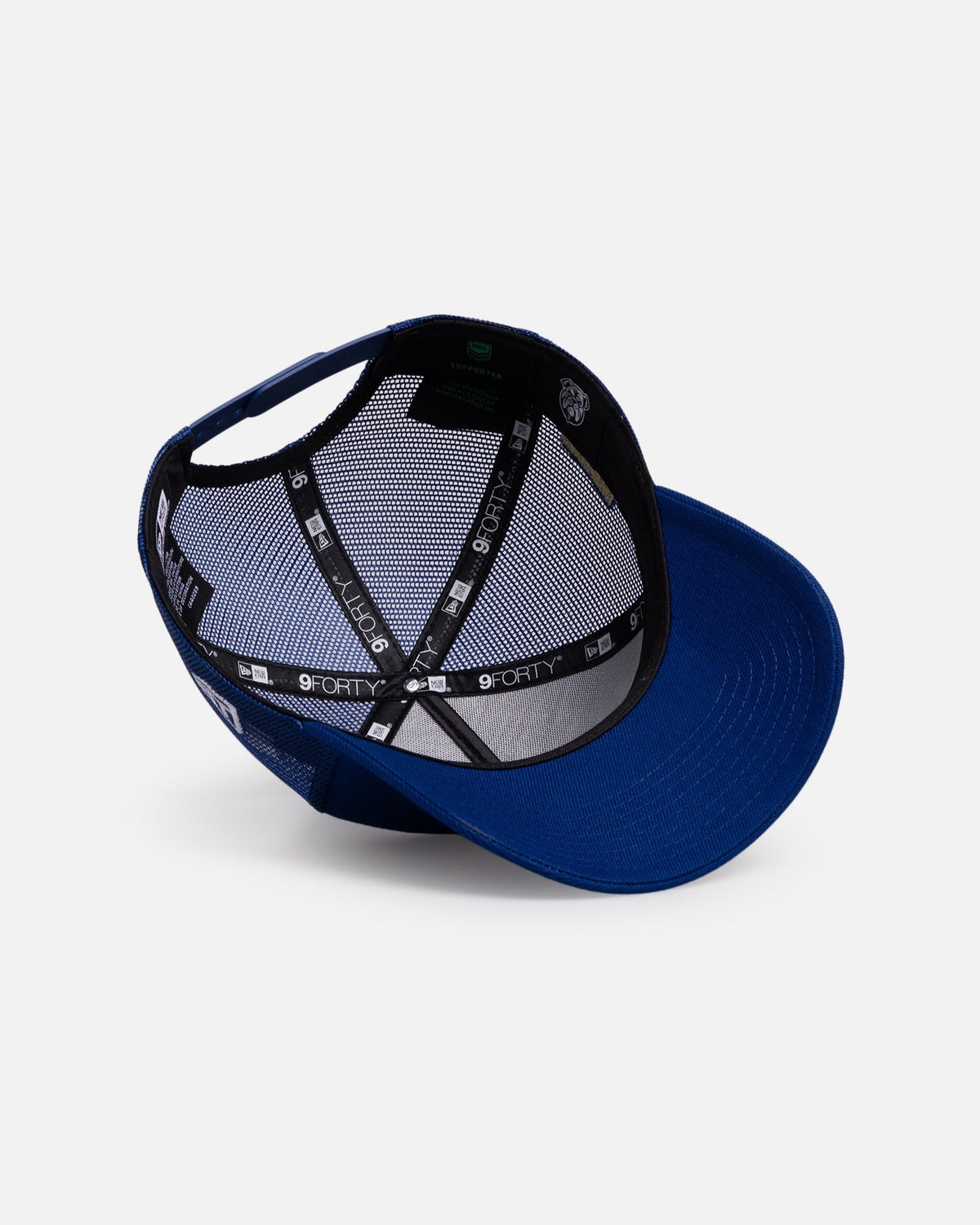 New Era Canterbury-Bankstown Bulldogs 'NRL Vegas Round 2026' 9FORTY A-Frame Trucker Snapback Official Team Colour - image 6