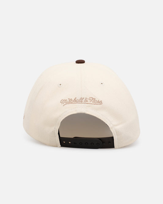 Mitchell & Ness San Diego Padres 'Hand Stitch' Deadstock Snapback Brown - image 2