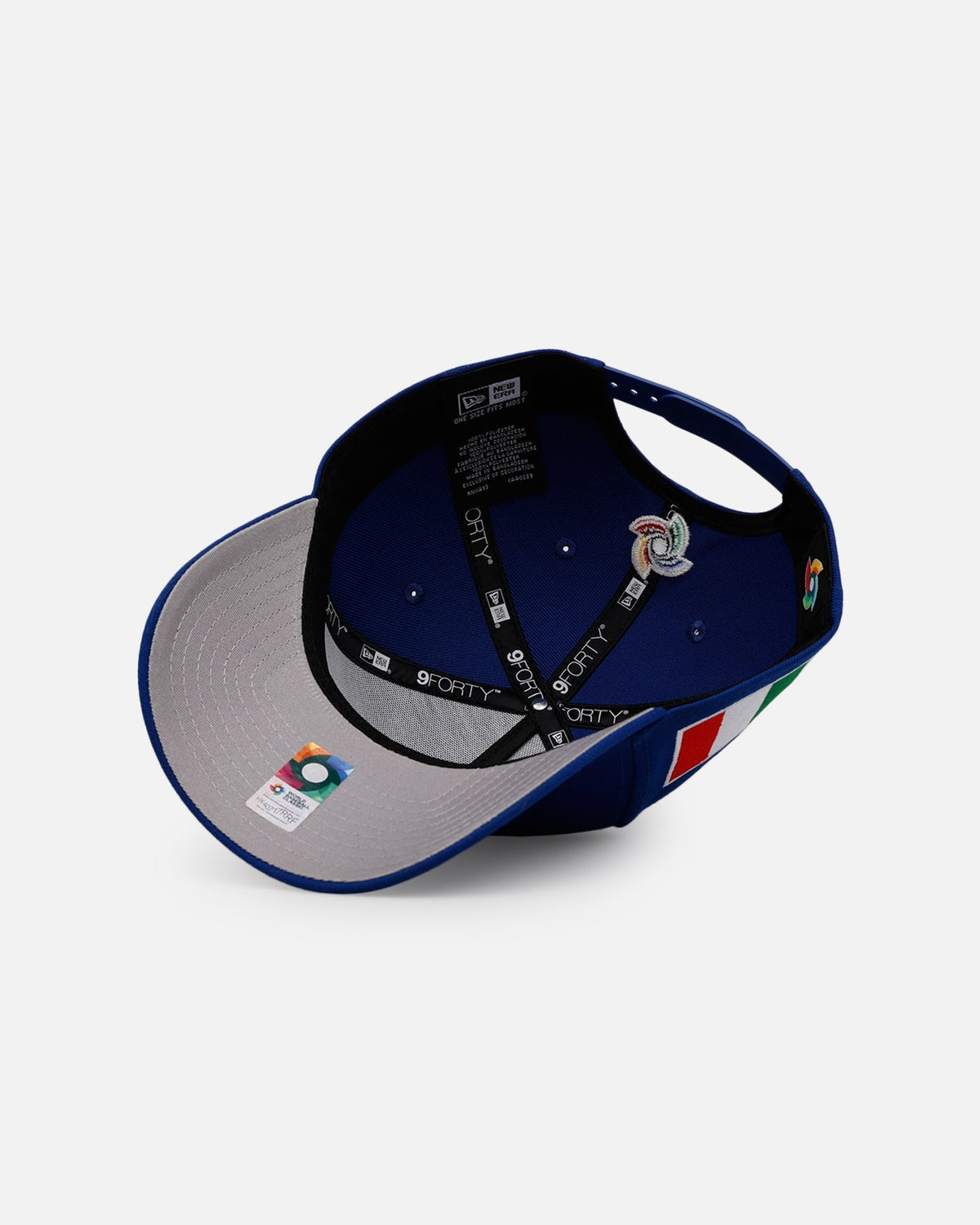 New Era Italy 'World Baseball Classic' 9FORTY A-Frame Snapback Official Team Color - image 6