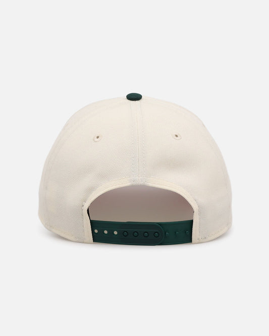 New Era Houston Astros 'Pink Satin Hearts Green' 9FORTY A-Frame Snapback Chrome/Dark Green - image 2