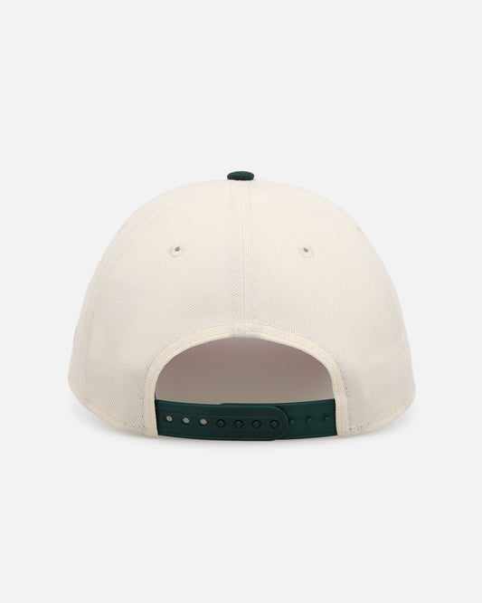 New Era Detroit Tigers 'Pink Satin Hearts Green' 9FORTY A-Frame Snapback Chrome/Dark Green - image 2