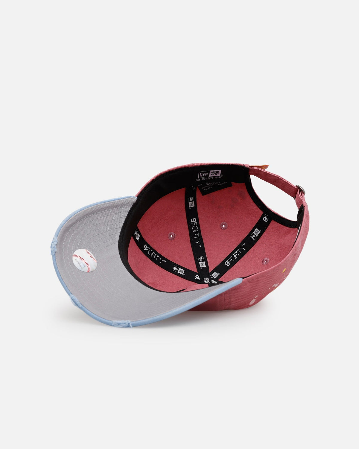 New Era Houston Astros 'Seasoned' 9FORTY A-Frame Strapback Pink/Blue - image 6