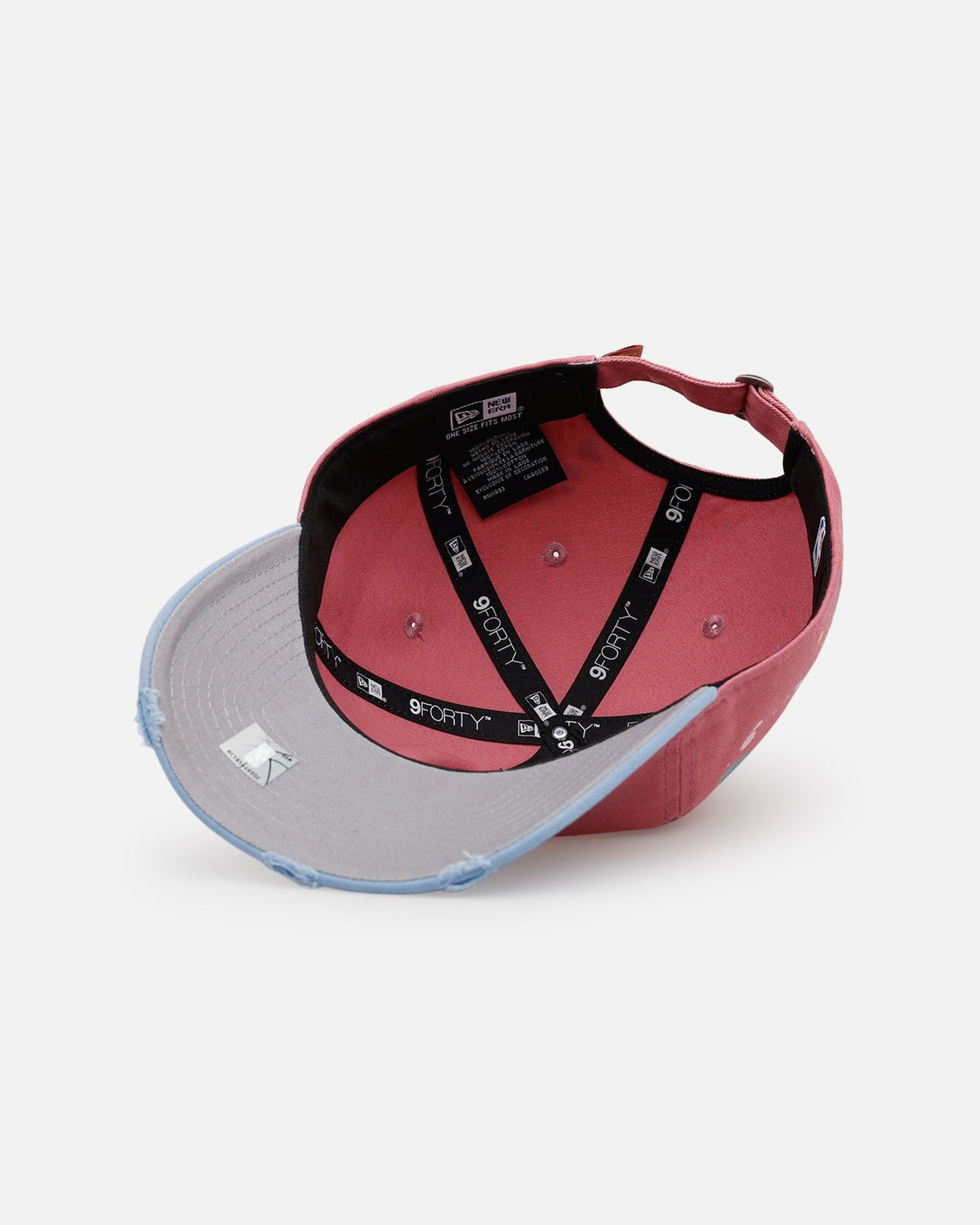New Era Los Angeles Lakers 'Seasoned' 9FORTY A-Frame Strapback Pink/Blue - image 6