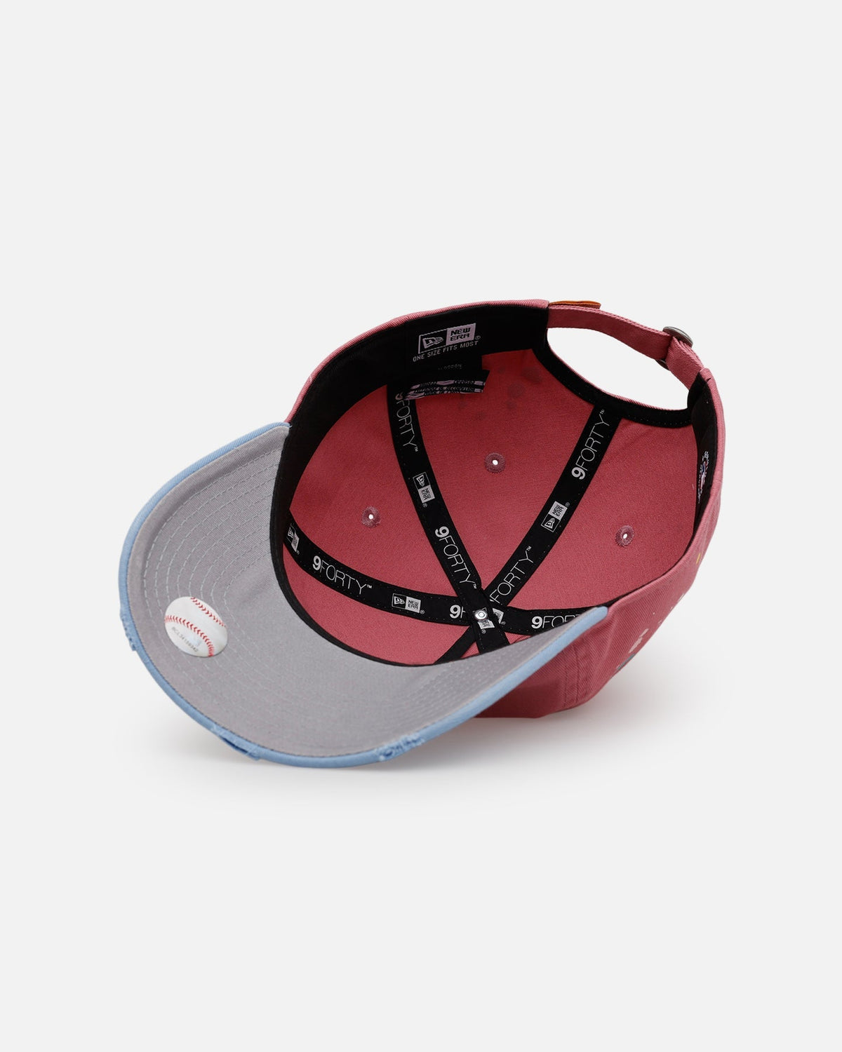 New Era New York Mets 'Seasoned' 9FORTY A-Frame Strapback Pink/Blue - image 6