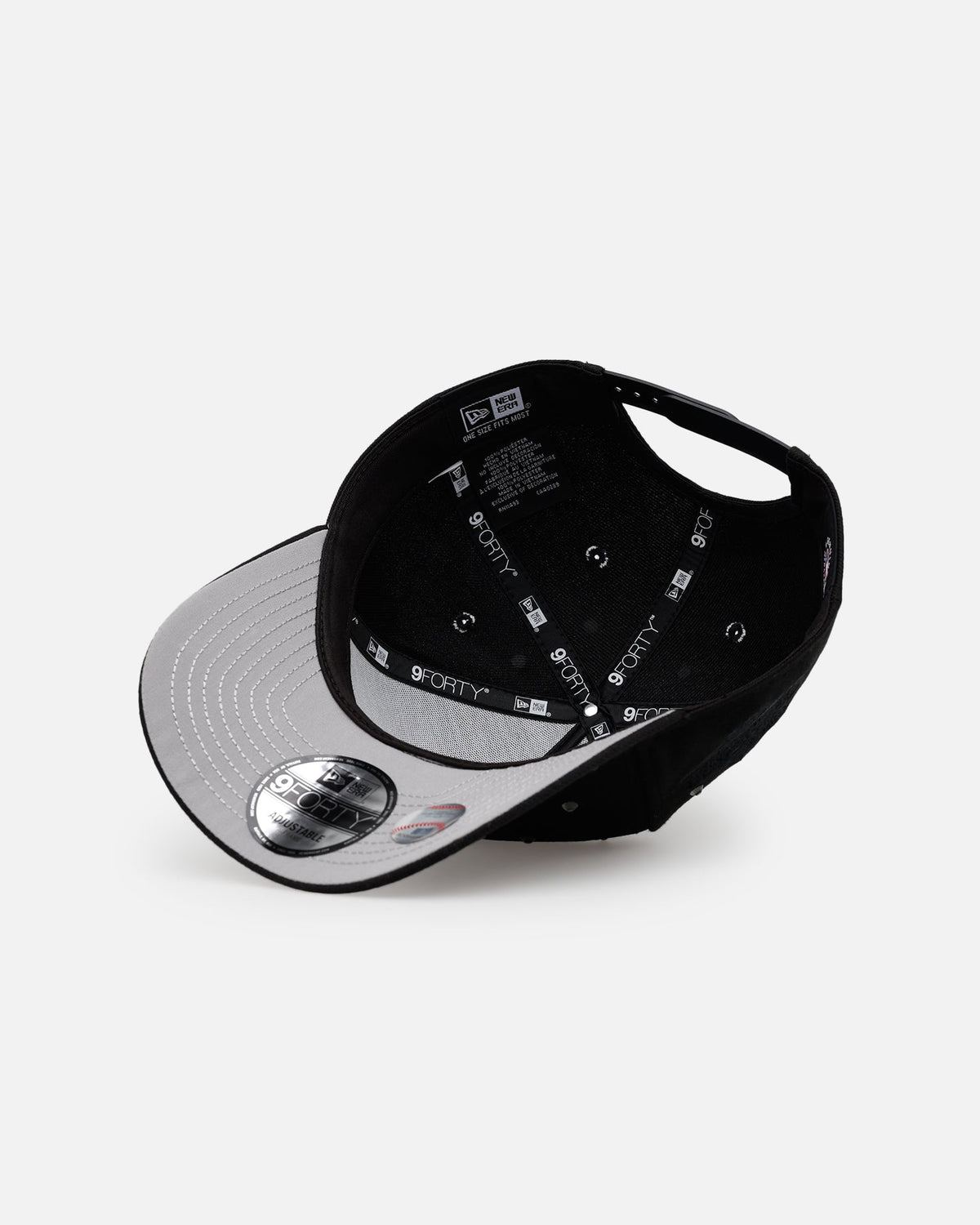 New Era Los Angeles Dodgers 'All Black Embellishment' 9FORTY A-Frame Snapback Black/Black