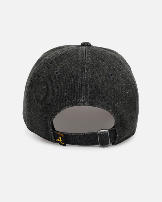 New Era Atlanta Braves 'Denim 2.0' 9FORTY A-Frame Strapback Black - image 2