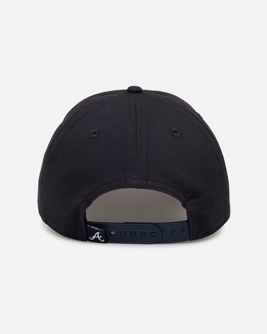 New Era Atlanta Braves 'Fabric Shop' 9FORTY A-Frame Snapback Navy - image 2