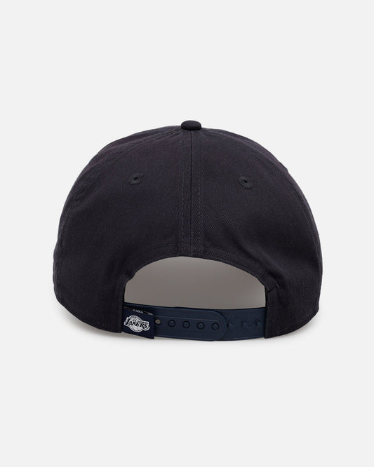 New Era Los Angeles Lakers 'Fabric Shop' 9FORTY A-Frame Snapback Navy - image 2