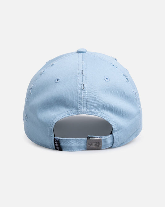 Von Dutch Signature Brim Dad Strapback Cap Light Blue