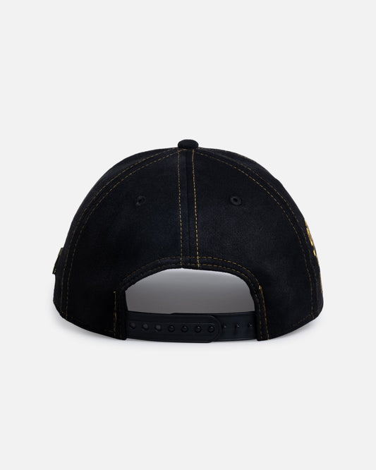 New Era Chicago Bulls 'Statement Suede 10 Year Anniversary' 9FORTY A-Frame Snapback Black Suede