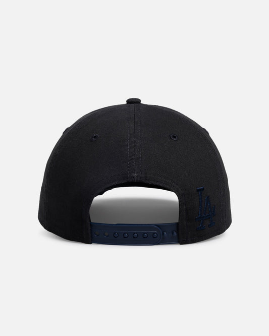 New Era Los Angeles Dodgers 'Applique Distressed' 9FORTY A-Frame Snapback Navy