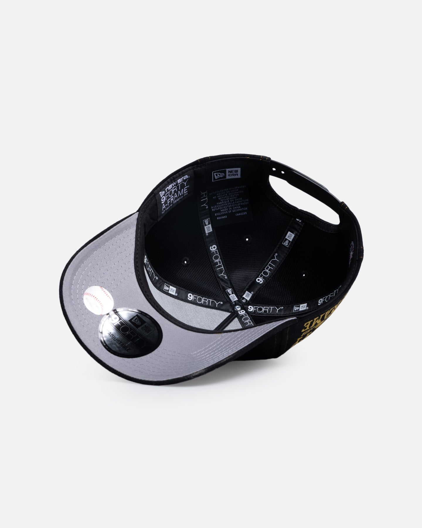 New Era New York Yankees 'Statement Suede 10 Year Anniversary' 9FORTY A-Frame Snapback Black Suede