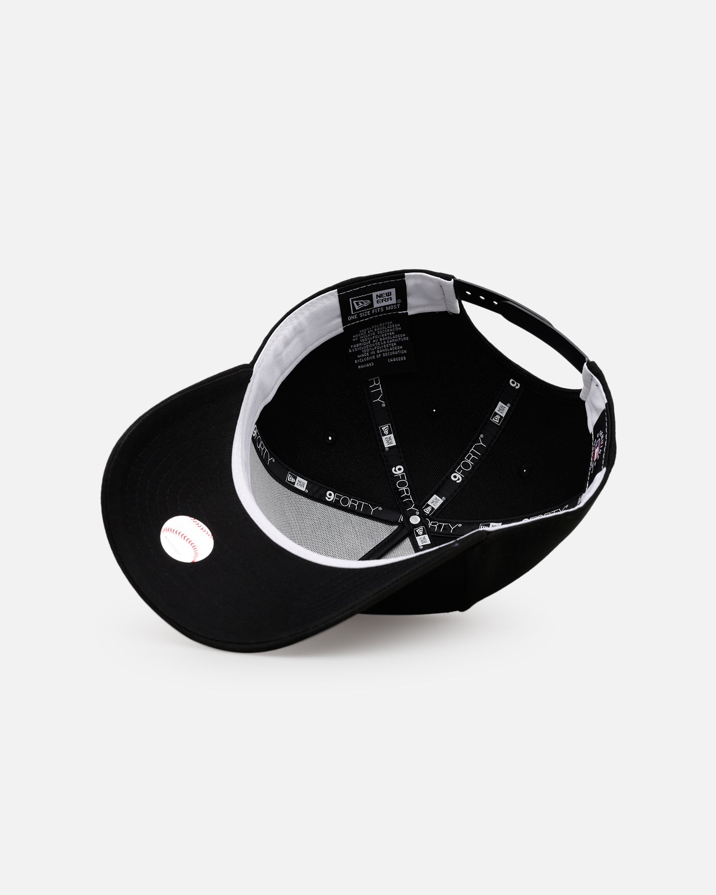 New Era Oakland Athletics 'Easy Black' 9FORTY A-Frame Snapback Black/Black