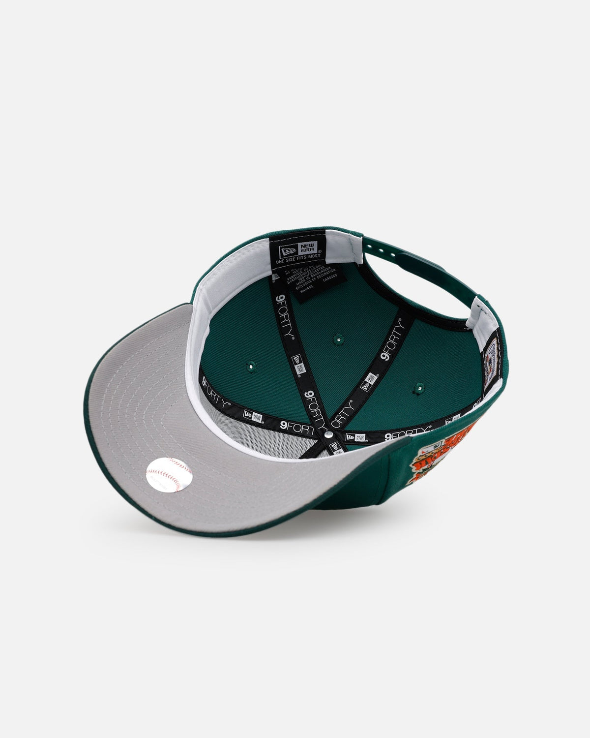 New Era Atlanta Braves 'Citrus 2.0' 9FORTY A-Frame Snapback Dark Green/Orange - image 6