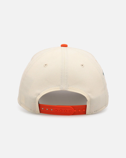 New Era Anaheim Ducks 'Team Color Visor' 9FORTY A-Frame Snapback Chrome/Official Team Color - image 2