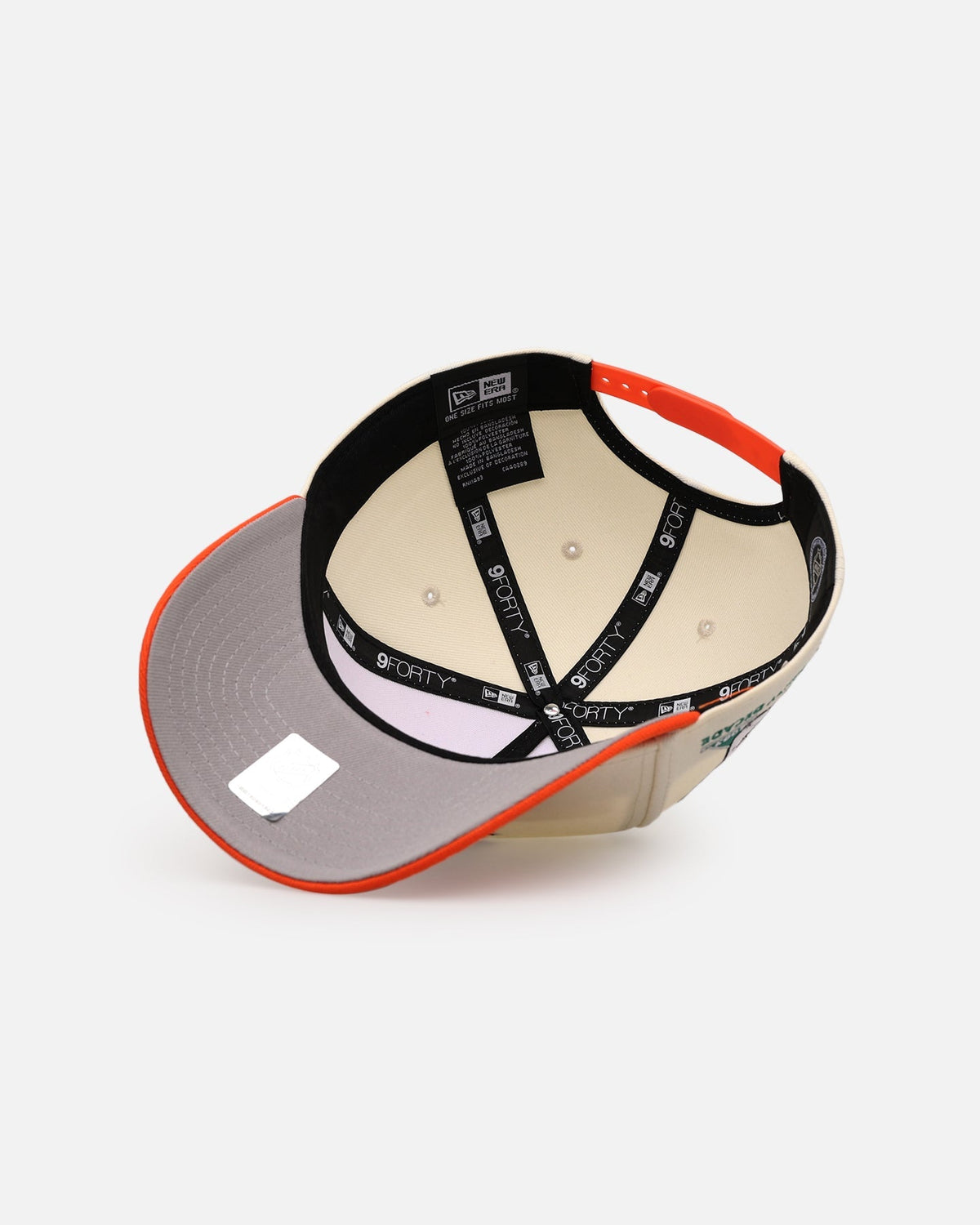 New Era Anaheim Ducks 'Team Color Visor' 9FORTY A-Frame Snapback Chrome/Official Team Color - image 6