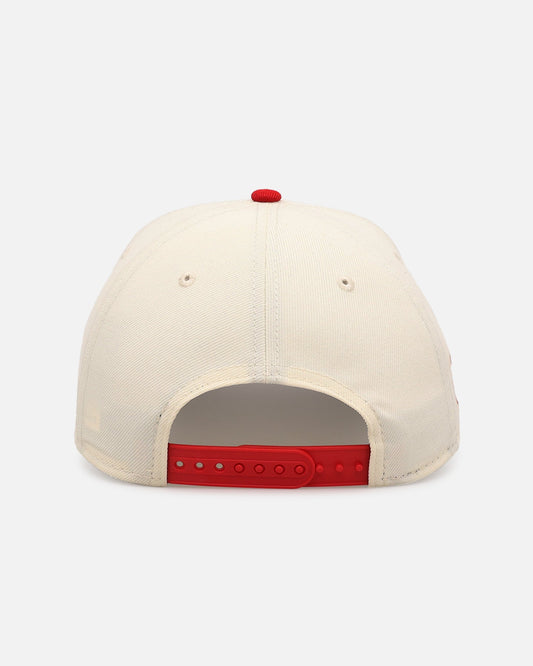 New Era Detroit Red Wings 'Team Color Visor' 9FORTY A-Frame Snapback Chrome/Official Team Color - image 2