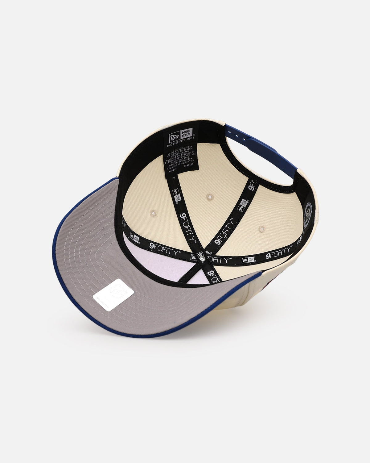 New Era Edmonton Oilers 'Team Color Visor' 9FORTY A-Frame Snapback Chrome/Official Team Color - image 6