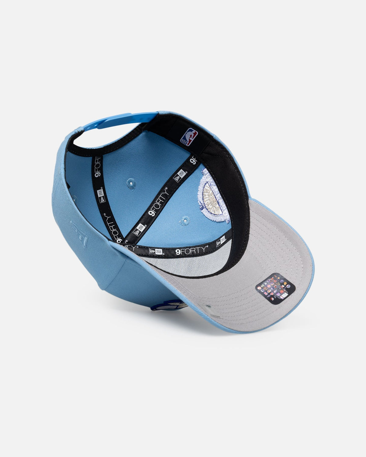 New Era Chicago Bulls 'Black Sky Blue' 9FORTY A-Frame Snapback Sky Blue